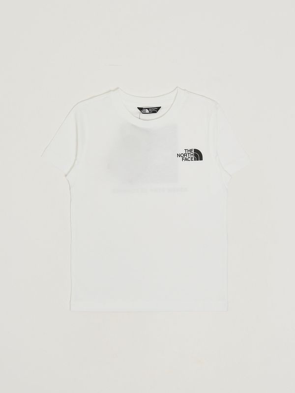 1. Boys' cotton T-shirt White The North Face nf0a8efn