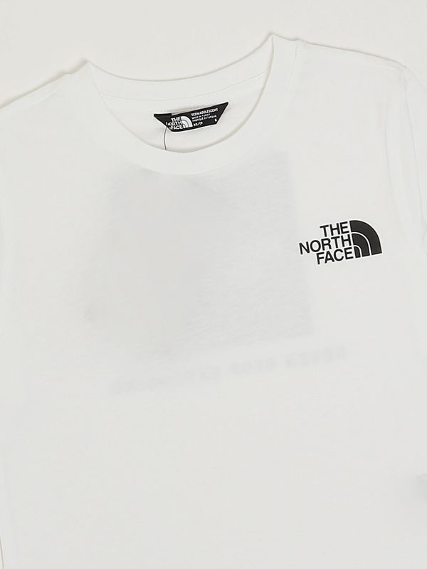 3. Boys' cotton T-shirt White The North Face nf0a8efn