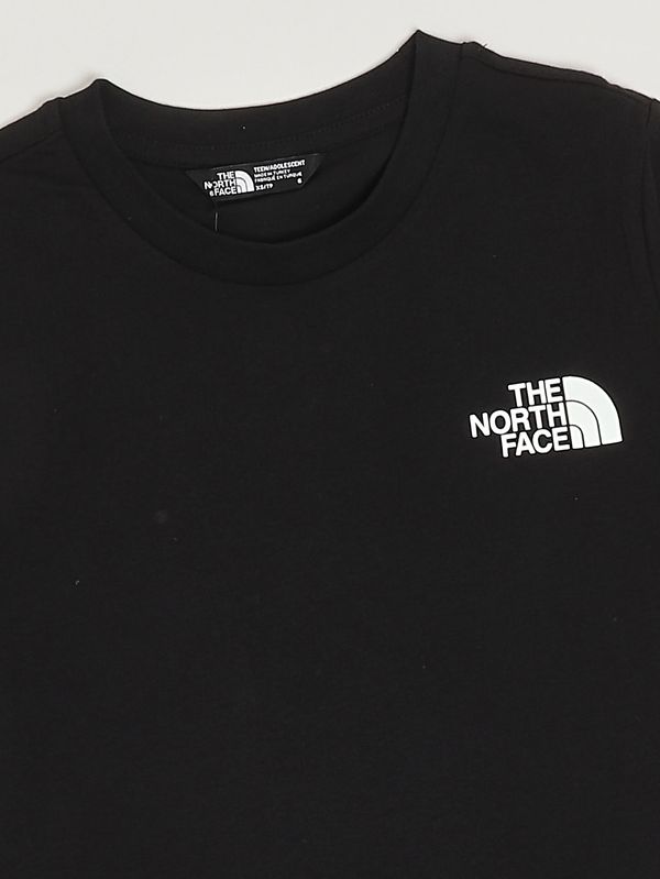 3. Camiseta de algodón para niño Negro The North Face nf0a8efn