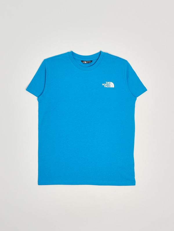 1. T-shirt enfant en coton mélangé Bleu The North Face nf0a87t4