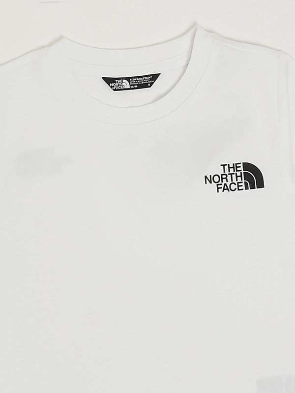 3. Kinder-T-Shirt aus Baumwollmischung Weiß The North Face nf0a87t4