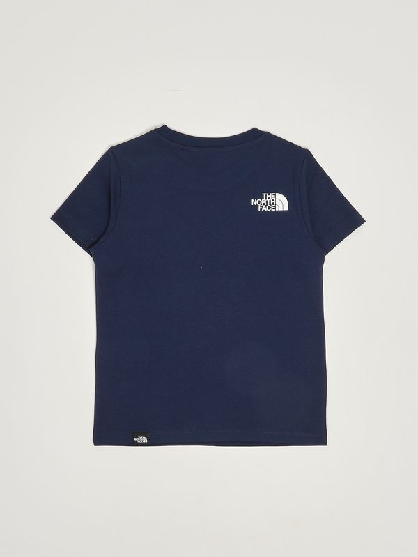 2. T-shirt enfant en coton mélangé Bleu The North Face nf0a87t4