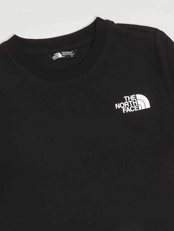 3. Camiseta para niño de mezcla de algodón Negro The North Face nf0a87t4