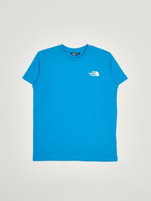 1. T-shirt enfant en coton mélangé Bleu