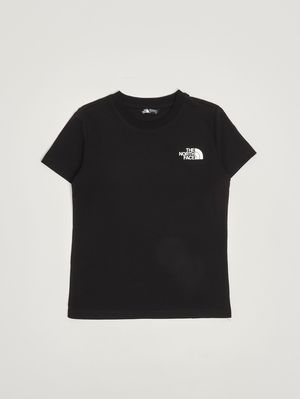 1. Camiseta para niño de mezcla de algodón Negro