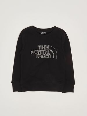 1. Mädchen-Sweatshirt aus Baumwollmischung Schwarz