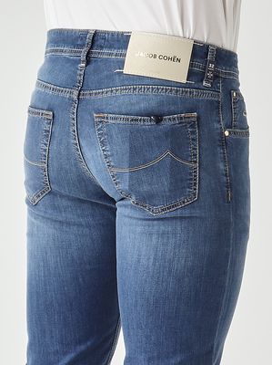 5. Herrenjeans Nick V1 Slim Fit aus Stretch-Baumwolle 8 OZ Mittleres Denim