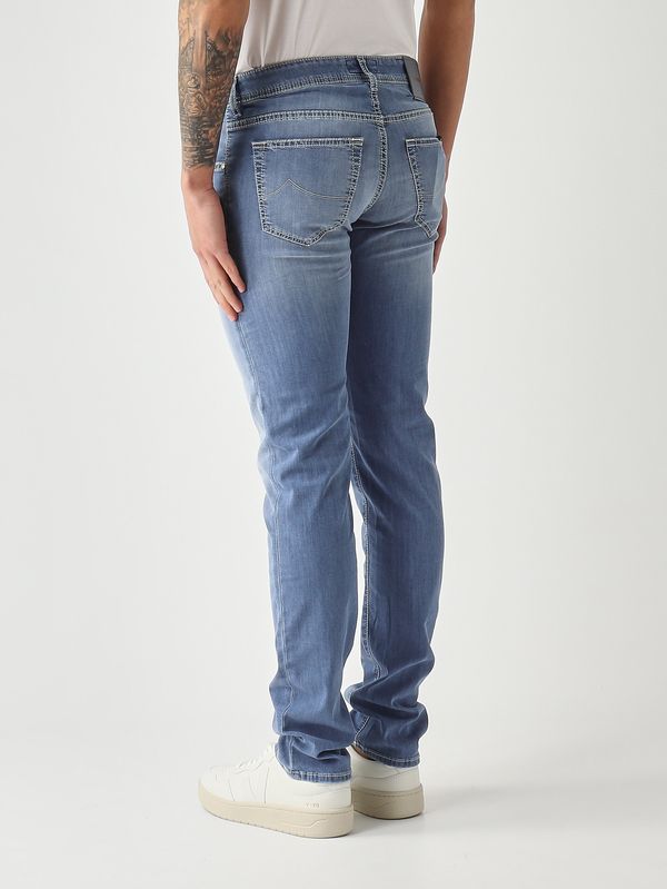 4. Herren-Jeans Nick V2 aus Stretch-Baumwollmischung 8 OZ Helles Denim Jacob Cohen jumqe007034s3735v2