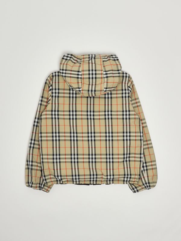 3. Blouson garçon Reece en nylon Carreaux Beige Burberry 8117262
