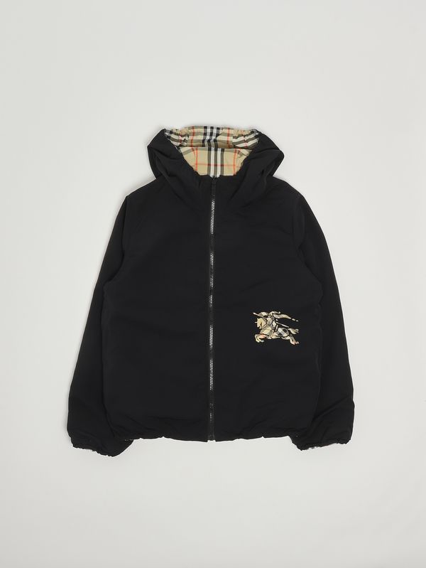 2. Blouson garçon Reece en nylon Carreaux Beige Burberry 8117262