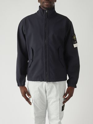 1. Herrenjacke Light Soft Shell aus technischem 3-Lagen-Gewebe Marineblau