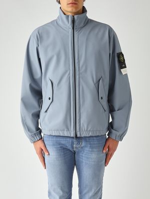 1. Giacca uomo Light Soft Shell in tessuto tecnico a 3 strati Avio Chiaro