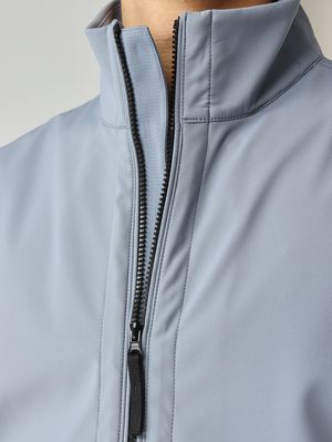5. Giacca uomo Light Soft Shell in tessuto tecnico a 3 strati Avio Chiaro