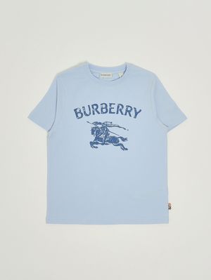 1. Boys' Cedar T-shirt in stretch cotton Sky blue