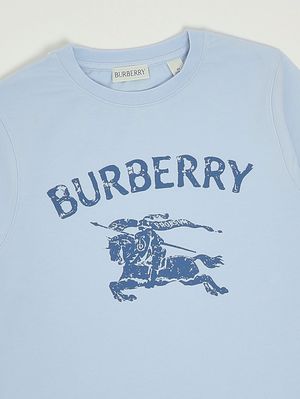3. Boys' Cedar T-shirt in stretch cotton Sky blue