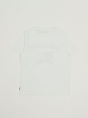 2. T-shirt bambino Cedar in cotone stretch Bianco