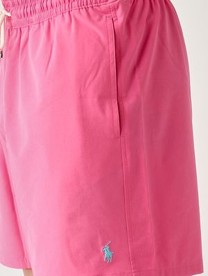 3. Herren-Badehose Traveler (14,5 cm) aus technischem Stretch-Gewebe Rosa Bubble