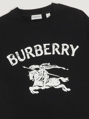 3. Camiseta para niño Cedar de algodón elástico Negro