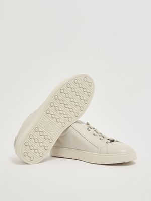 4. Herren-Sneaker 04L aus Nappaleder Weiß