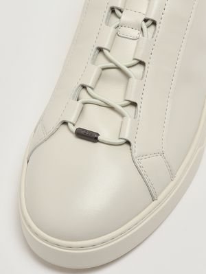 5. Herren-Sneaker 04L aus Nappaleder Weiß