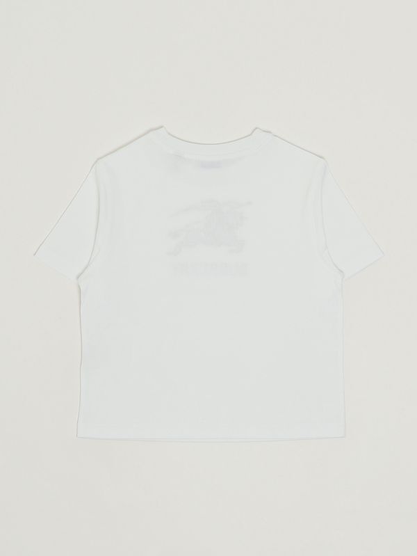 2. T-shirt bambino Cedar in cotone Bianco Burberry 8120352