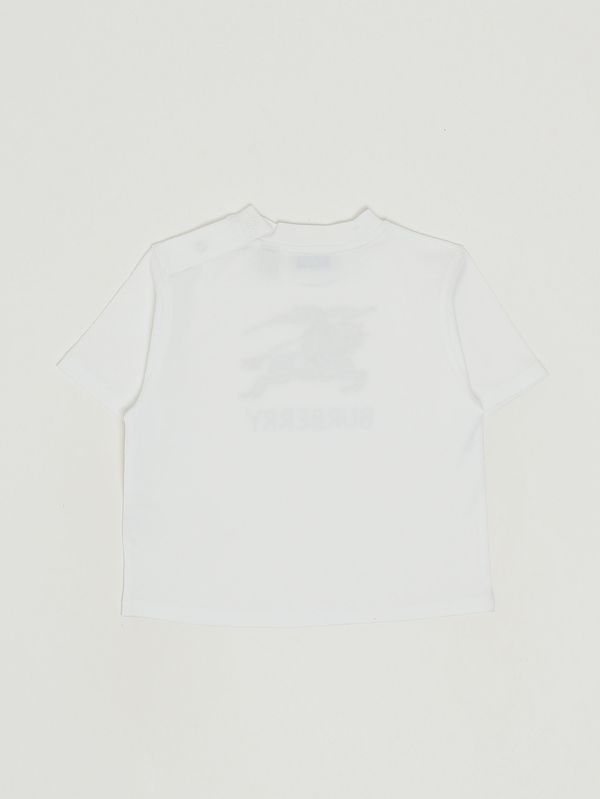 2. T-shirt bambino Cedar in cotone Bianco Burberry 8121205