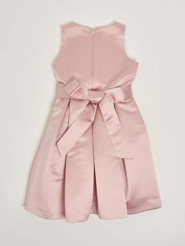 2. Mädchenkleid aus Mikado-Stoff Rosa Mimilù 612