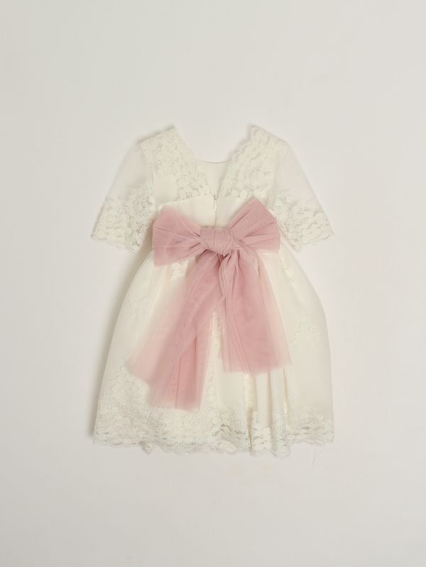 2. Babykleid aus Spitze Weiß Mimilù 734