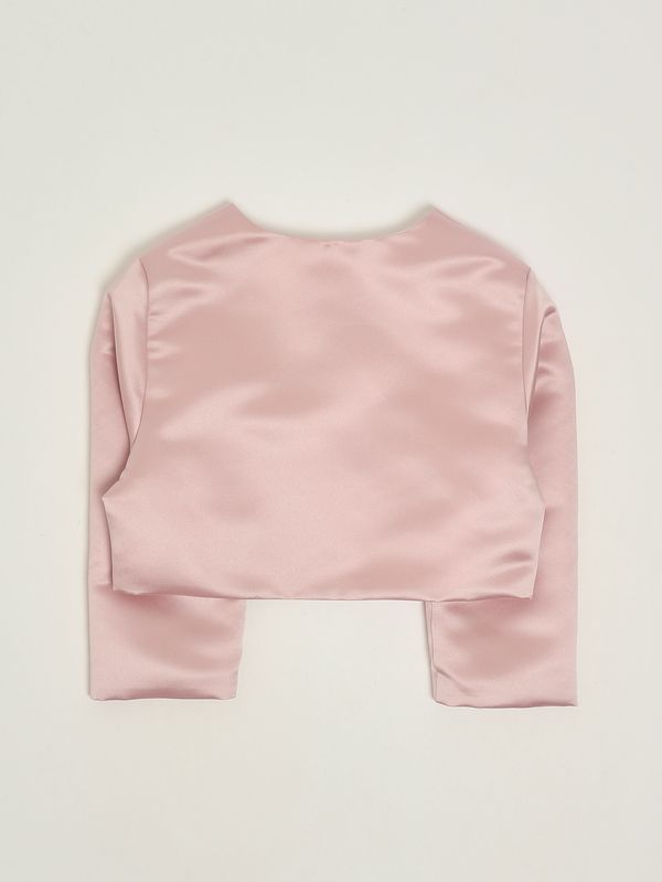 2. Giacca bambina in satin Rosa Mimilù 563