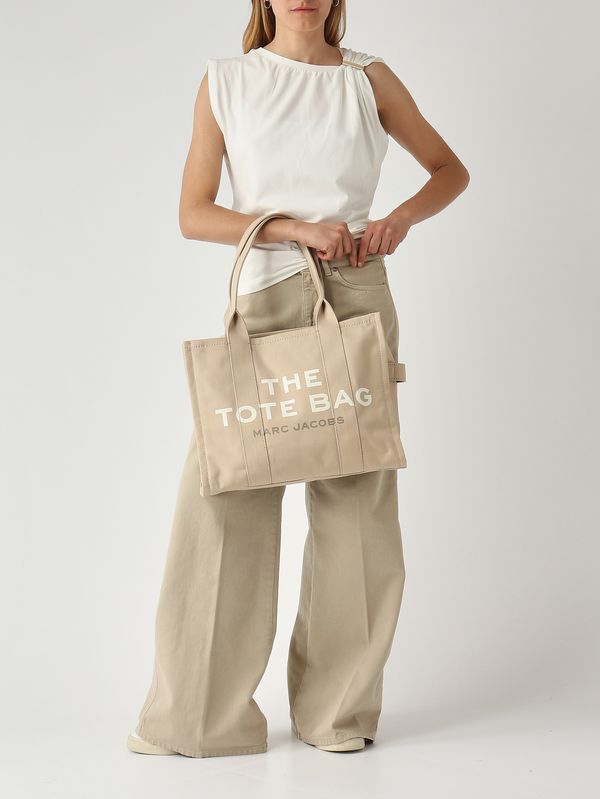 Marc Jacobs Women's The Large Tote Bag in canvas - Beige