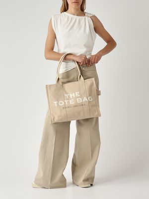 2. Borsa donna The Large Tote Bag in canvas Beige