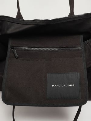 4. Borsa donna The Large Tote Bag in canvas Nero