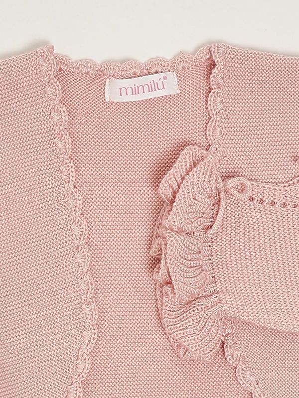 3. Girls' knitted shrug Rosa Mimilù 707