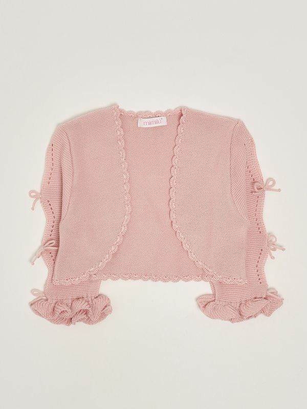 1. Girls' knitted shrug Rosa Mimilù 707