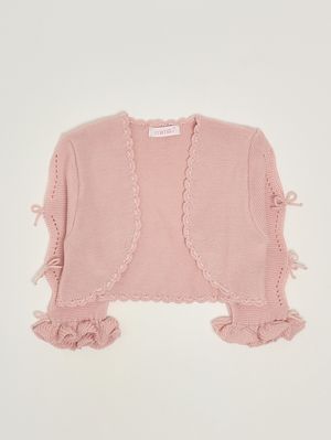 1. Girls' knitted shrug Rosa
