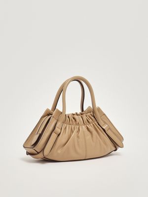 3. Sac The Cristina Small Satchel en cuir pour femme Chameau