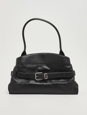 1. Women's The Dakota Satchel bag in leather Black