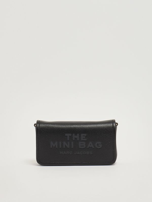 Sac The Mini Bag en cuir grainé pour femme Noir Marc Jacobs