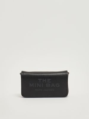 1. Bolso de mujer The Mini Bag en piel granulada Negro