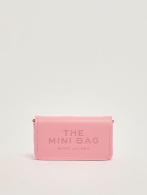 1. Bolso de mujer The Mini Bag en piel granulada Rosa Lazo