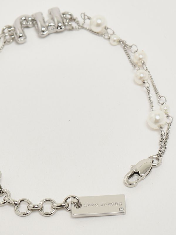 3. Women's Balloon bracelet with beads Silver Marc Jacobs 2s6jbr001j40