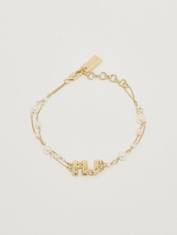 Bracelet femme Balloon avec des perles Or Marc Jacobs