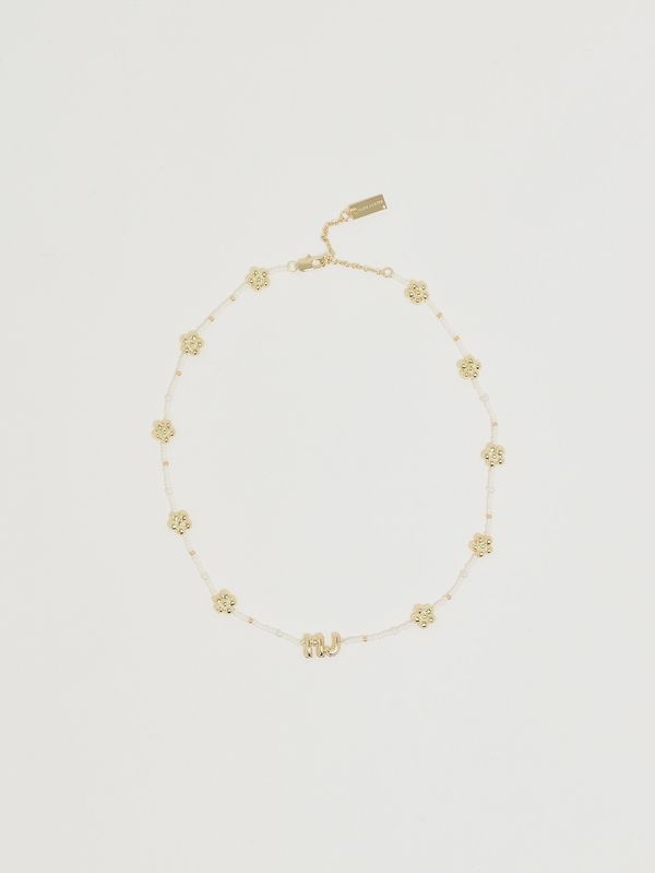 1. Collana donna Balloon con perline Oro-Crema Marc Jacobs 2s6jnc001j47