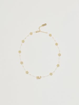 1. Collana donna Balloon con perline Oro-Crema