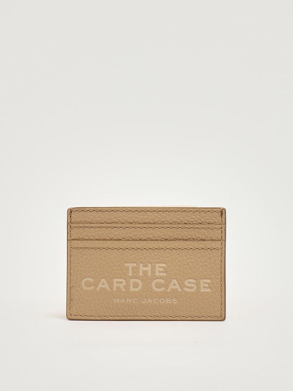 Porte-cartes femme The Card Case en cuir Chameau Marc Jacobs