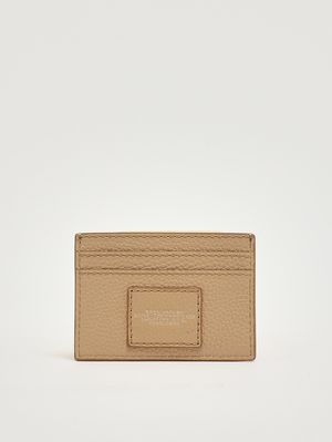 2. Tarjetero de mujer The Card Case de piel Camello