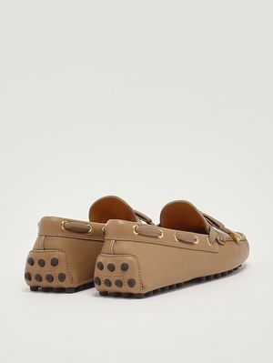 3. Women's loafers 22 in leather Mochaccino
