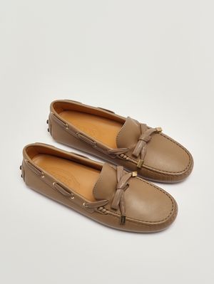 2. Women's loafers 22 in leather Mochaccino