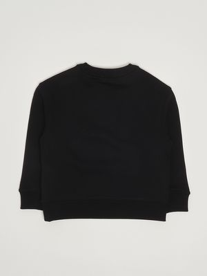 2. Sweat-shirt garçon Mathew en coton Noir