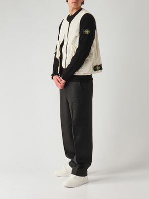 2. Pantalone uomo Franco in lino Nero
